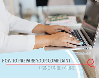 How to Prepare Your Complaint with Untie Online